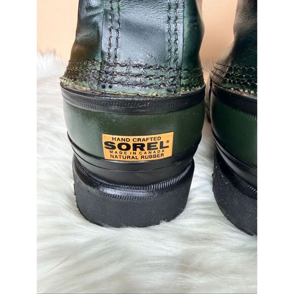 SOREL DOMINATOR Arctic Heavy Winter Snow Boots Dark Green Mens 9 main image 9